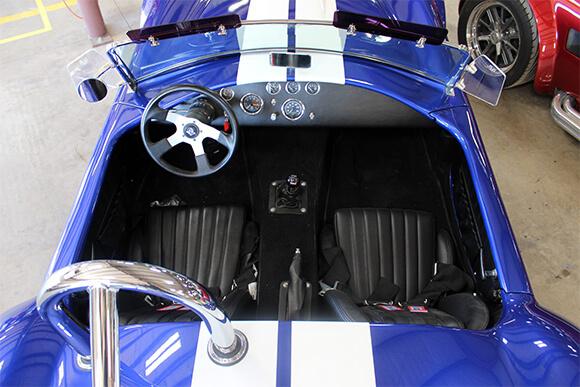 Blue GT-427 Interior From Above